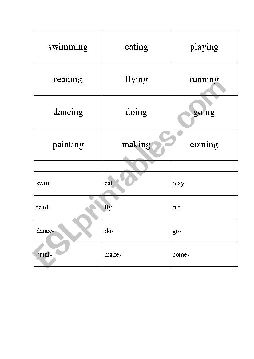 ing form worksheet