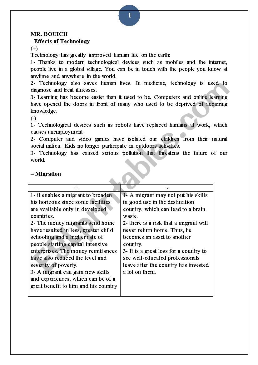 useful arguments for themes in unit 3