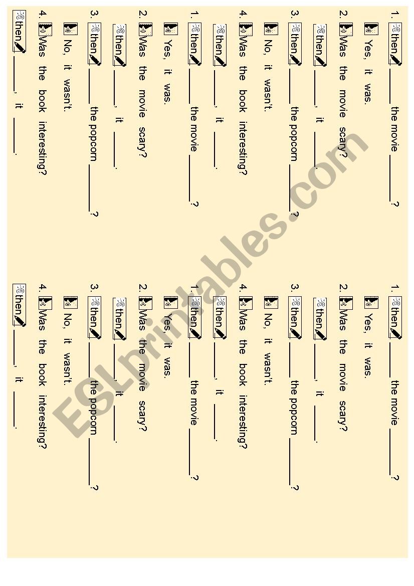 Information Gap Activity worksheet