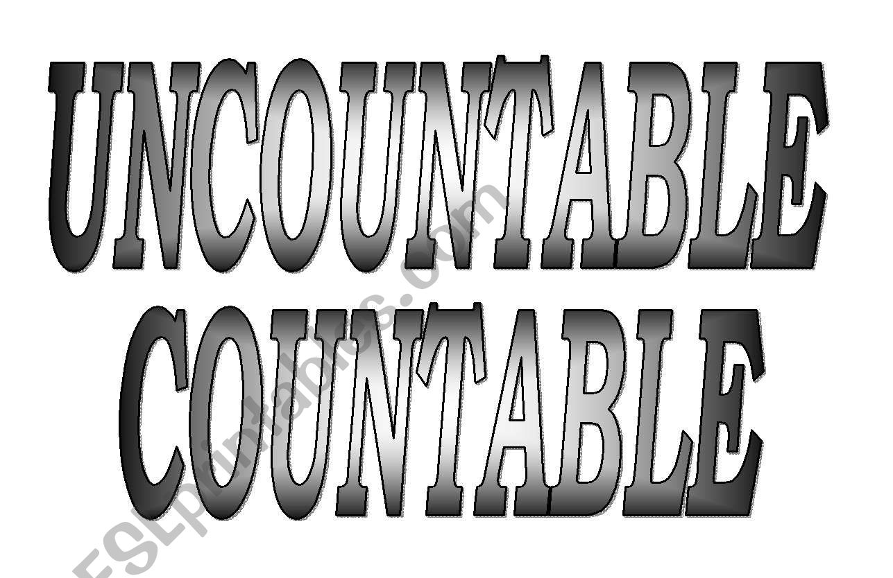 Countable and Uncountable labels