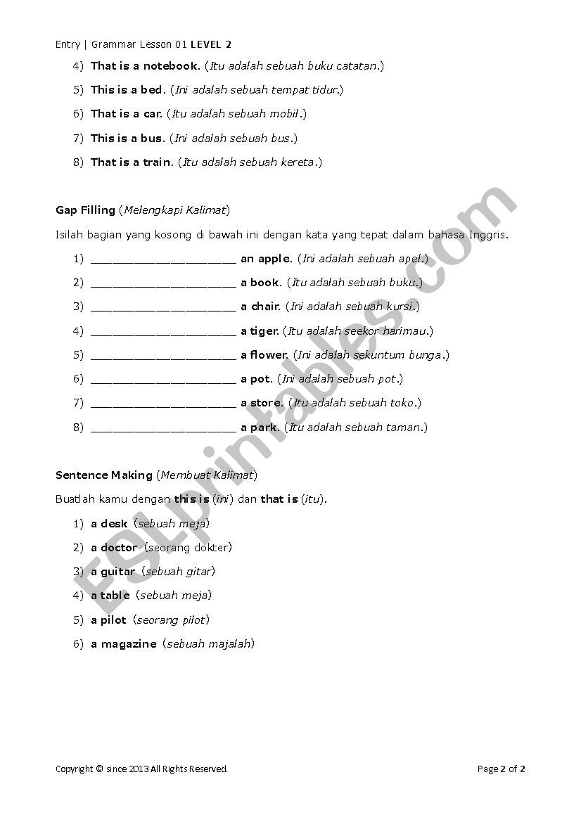 This/That - ESL worksheet by dearestbetho