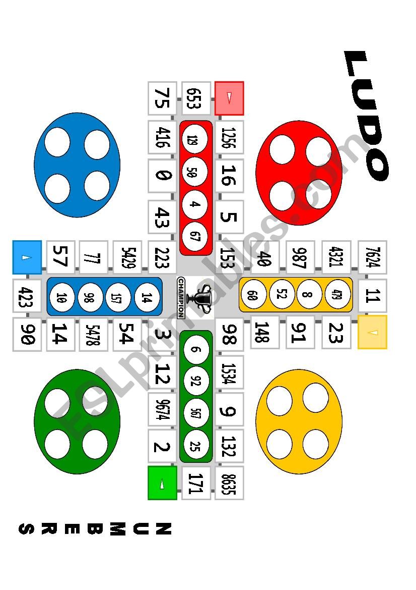 Numbers worksheet