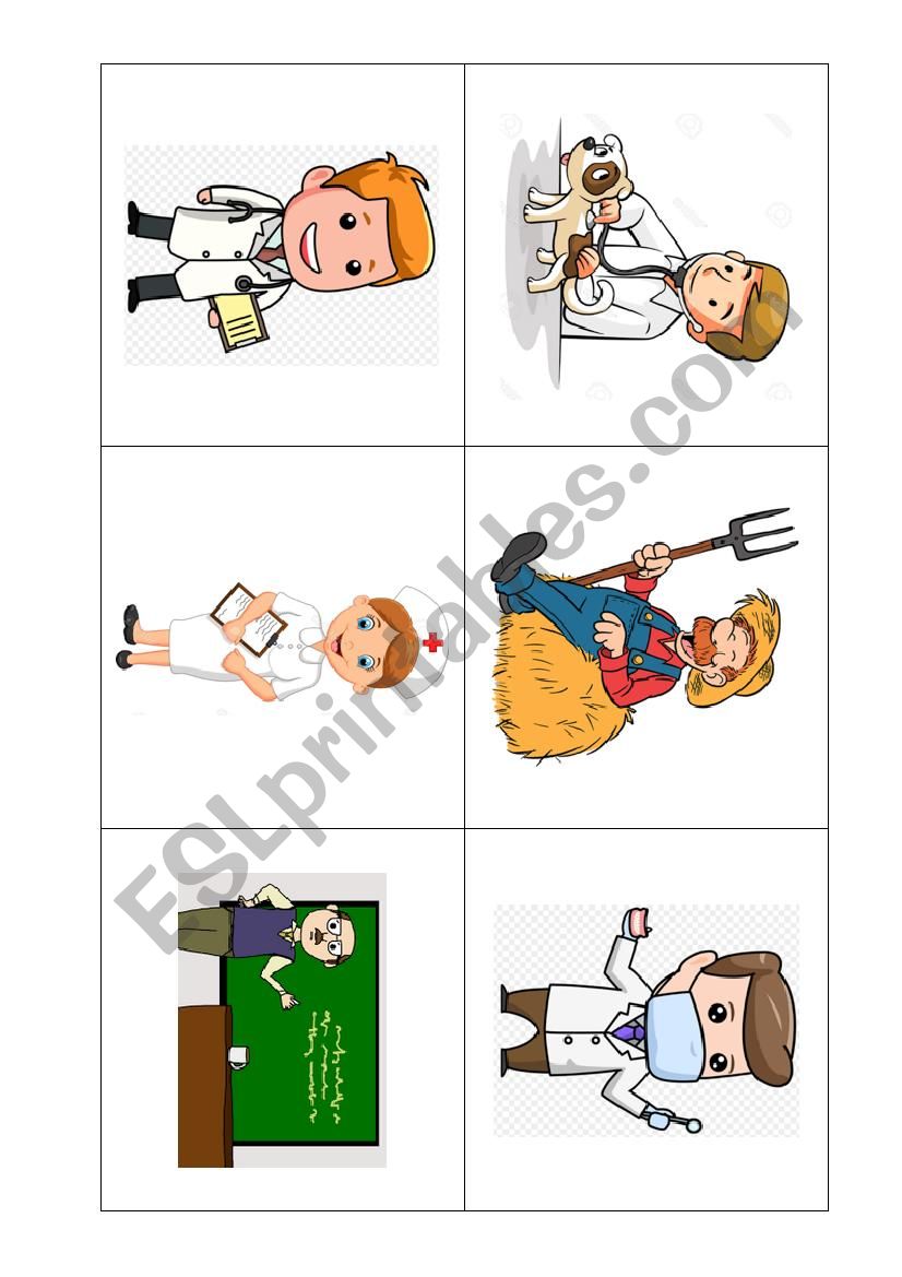 Guess the Job worksheet