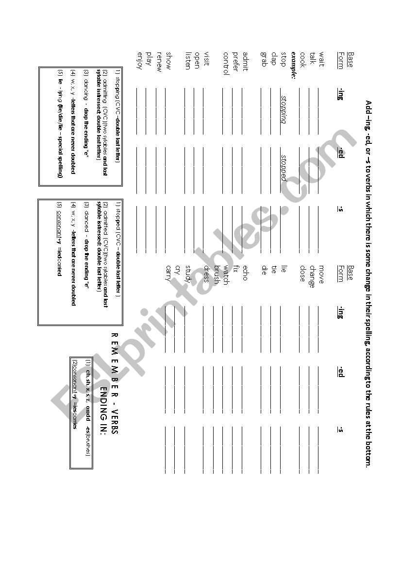 verbs-ending-in-ing-ed-s-esl-worksheet-by-sylvinhay