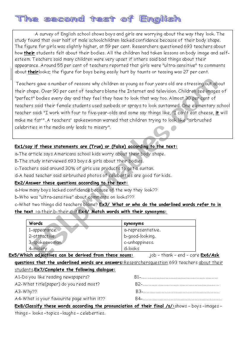 Survey  worksheet