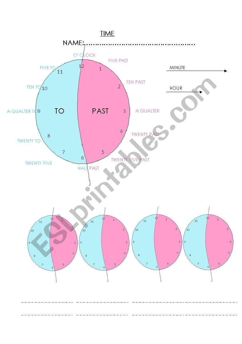 TIME worksheet