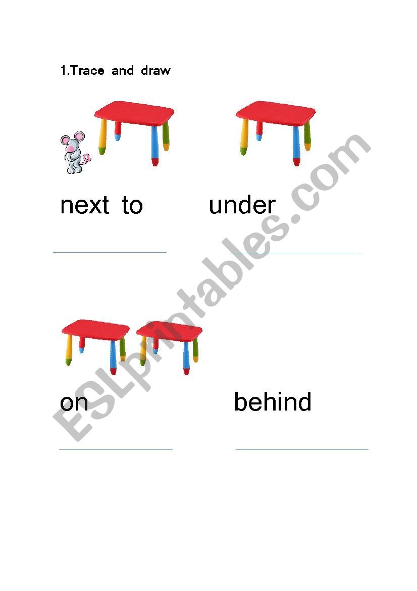 PREPOSITIONS worksheet