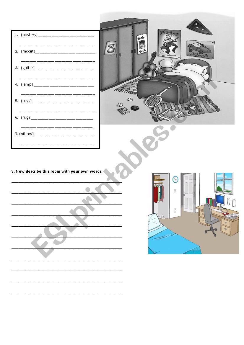 My House Part 1 Esl Worksheet By Butterflypt In 2020