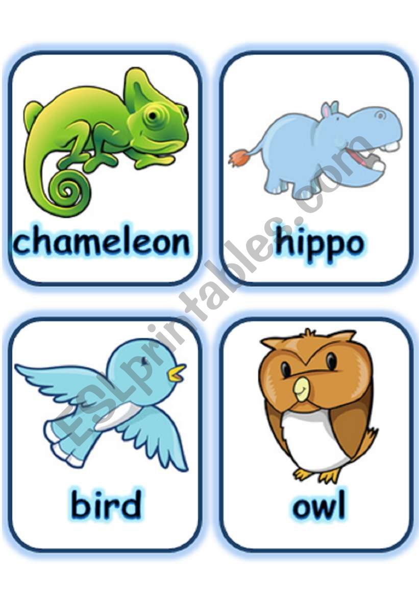  FLASHCARD SET 4- OTHER ANIMALS - PART 2