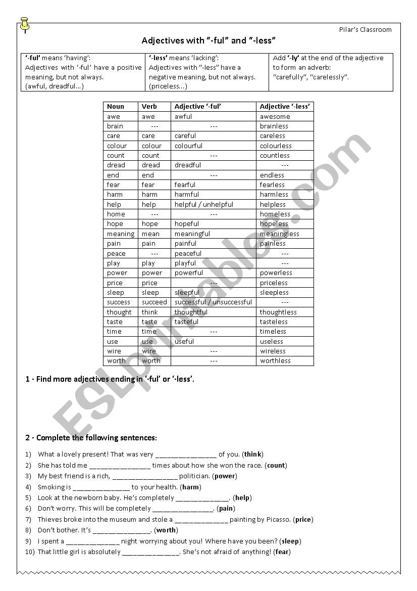 adjectives-with-ful-and-less-esl-worksheet-by-englishteach8