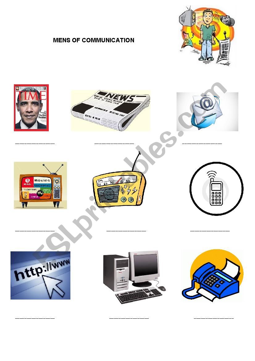 MENS OF COMMUNICATION worksheet