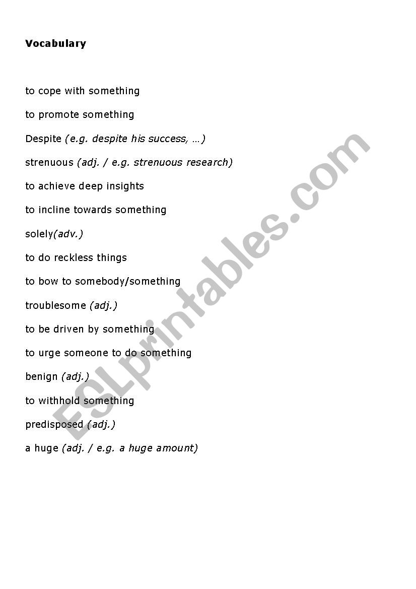 Freud - The School of Life worksheet