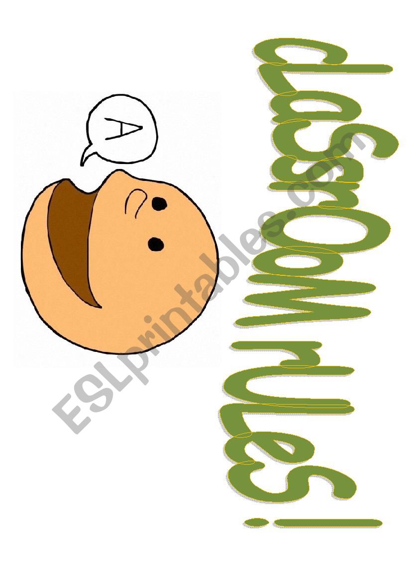 Classroom language  worksheet