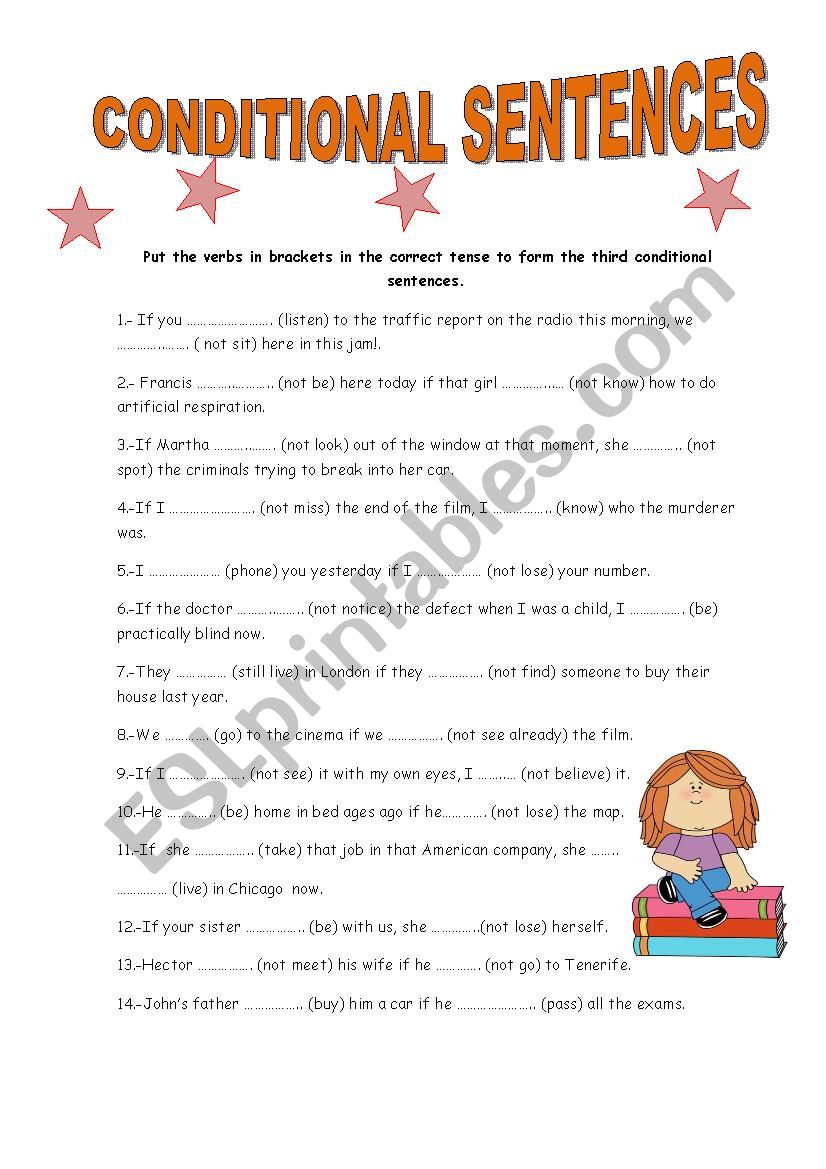 CONDITIONAL SENTENCES worksheet