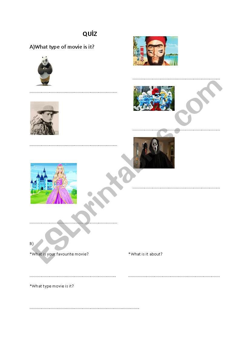 quiz worksheet