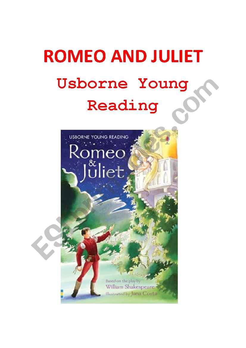 Romeo & Juliet worksheet