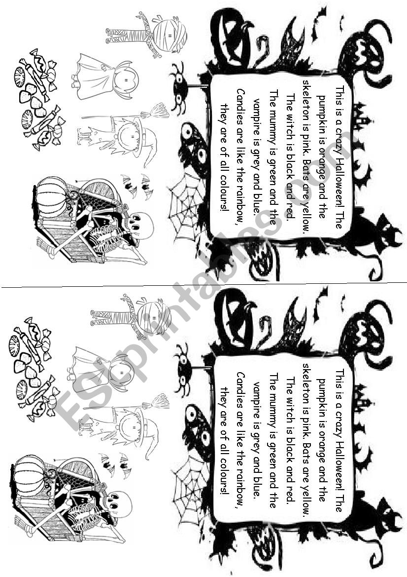 halloween  worksheet