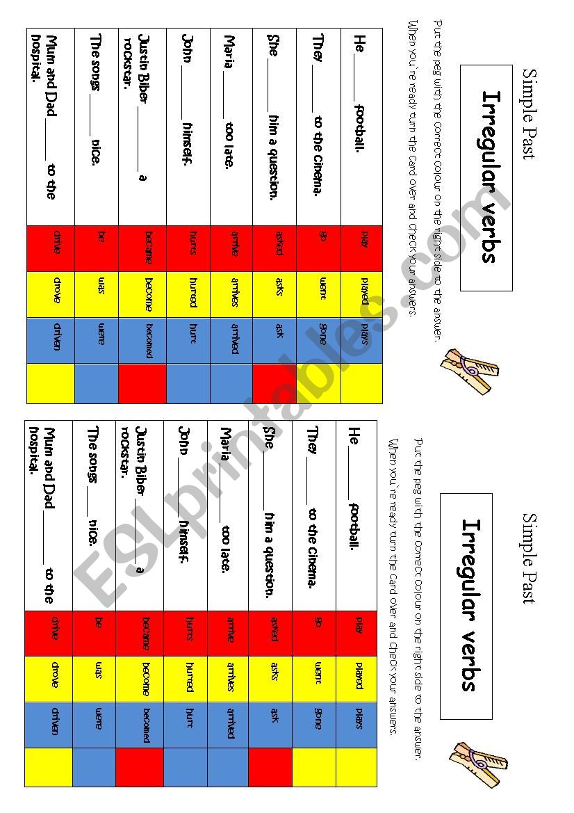 Simple Past worksheet