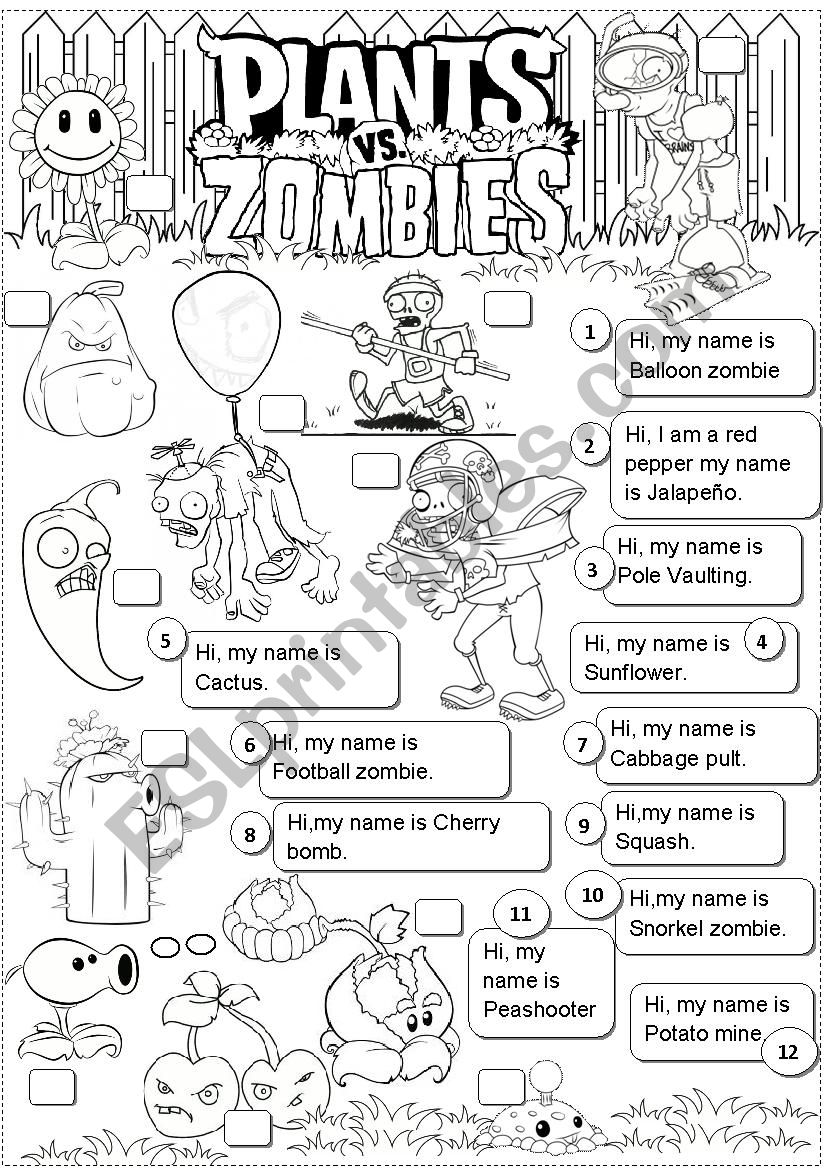 this is my homework. the homework: : PlantsVSZombies