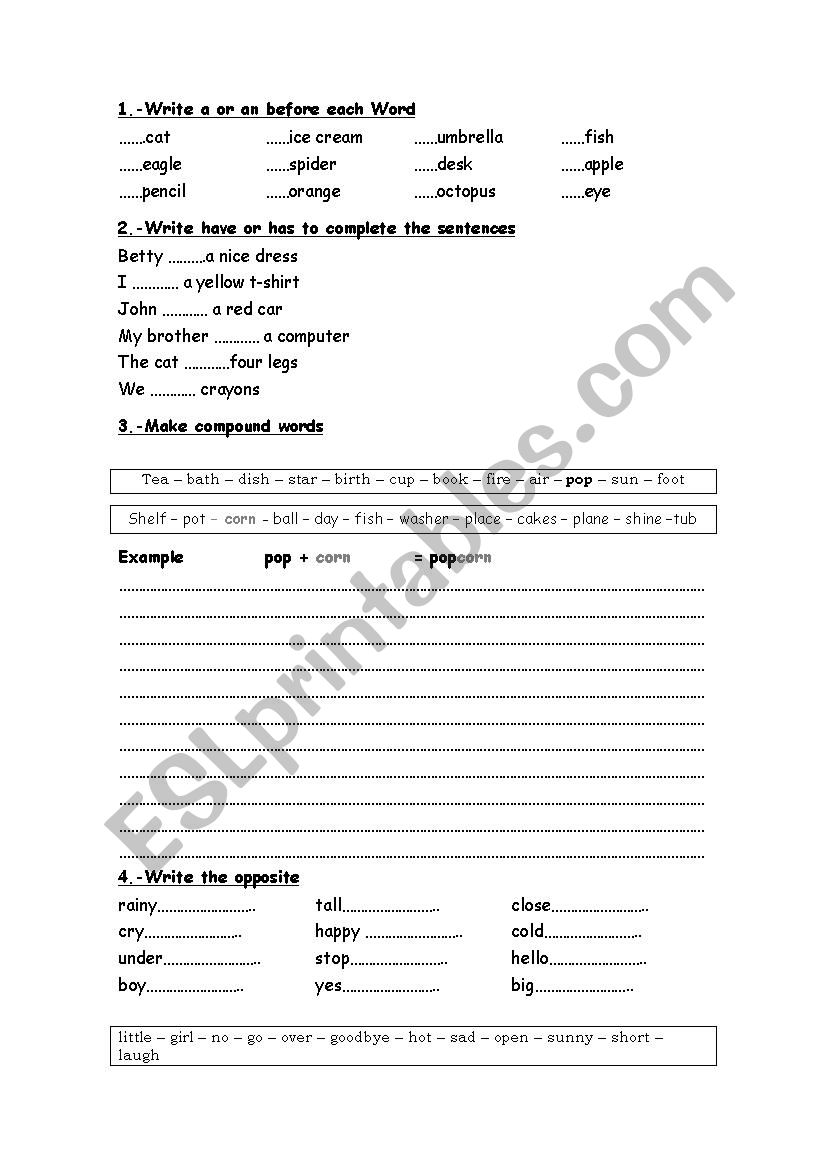 2nd term AMCO 2primaria worksheet