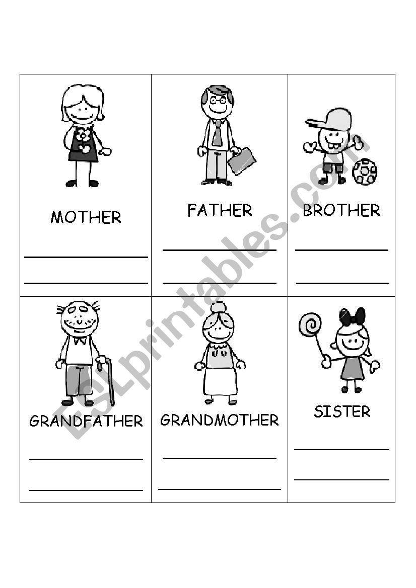 My family worksheet