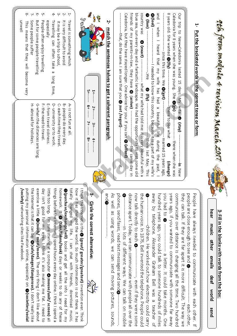 services  worksheet