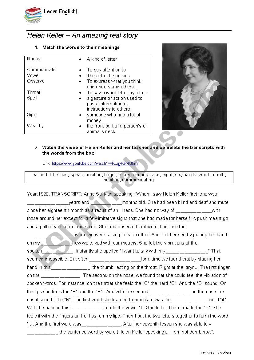 helen-keller-video-and-listenig-activity-esl-worksheet-by-leticiapd