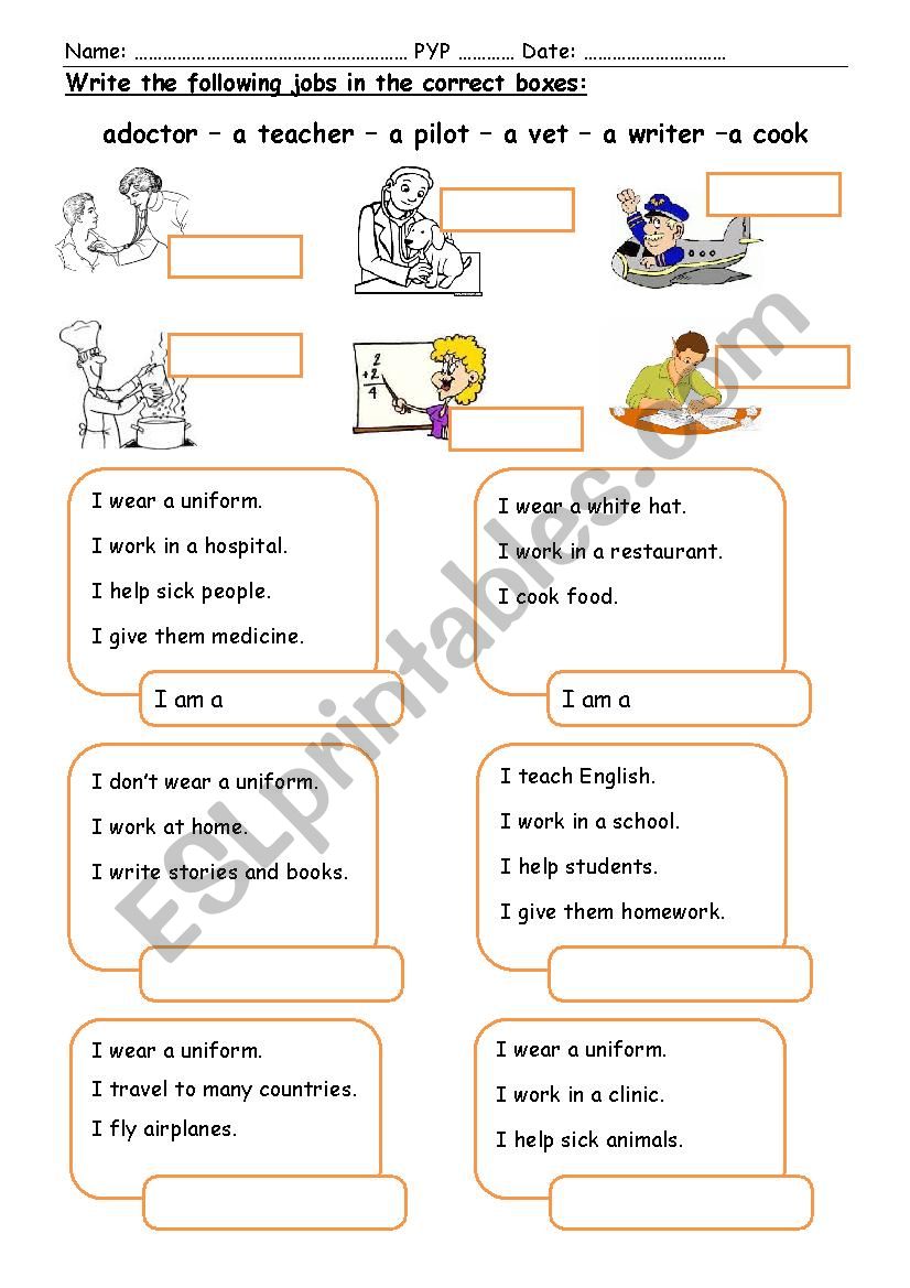 Jobs (1)  worksheet