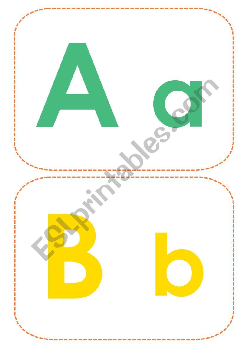 26 Alphabets worksheet