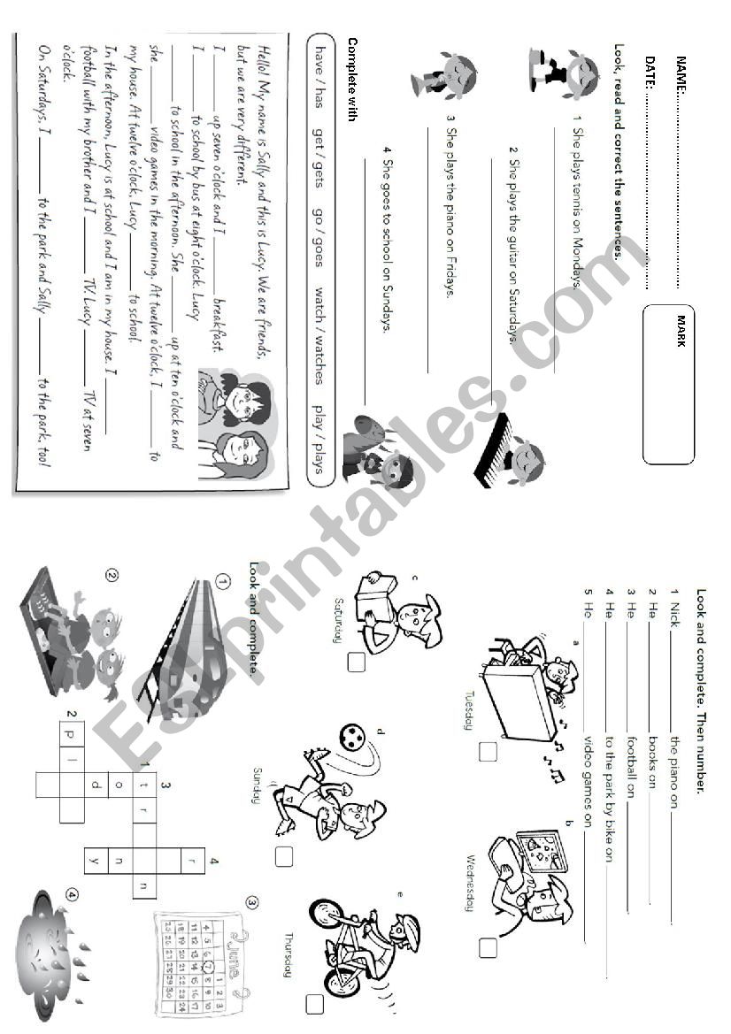 REVISION-Unit worksheet