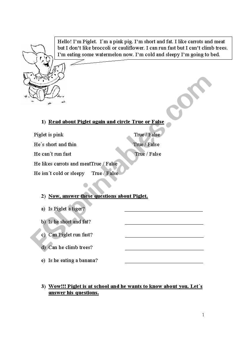 LetÂ´s work worksheet