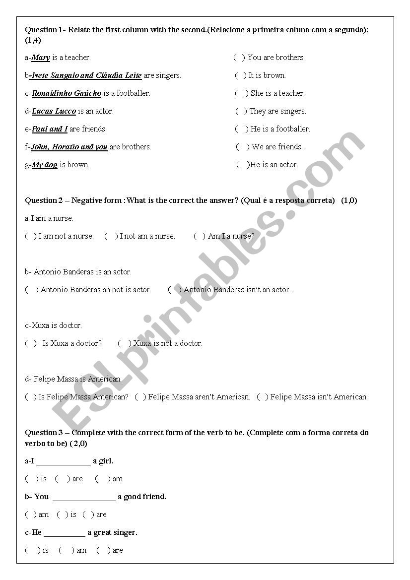 mix review worksheet
