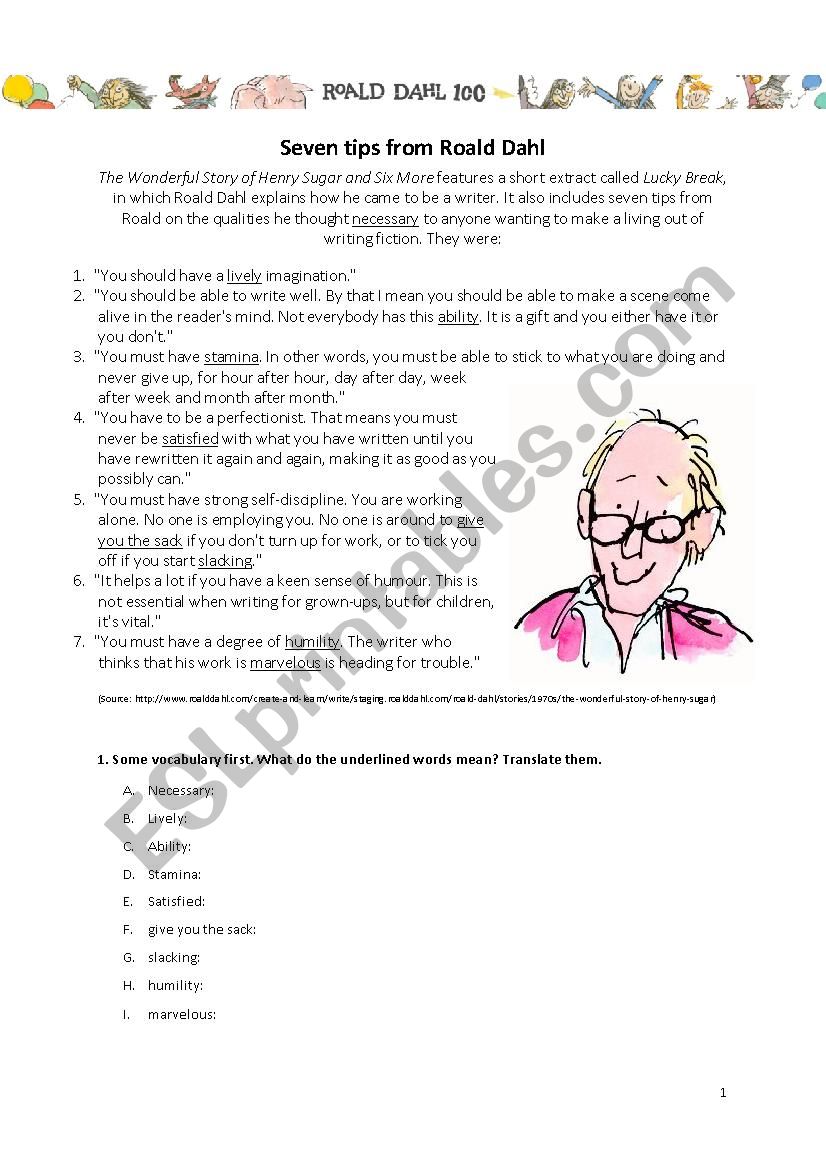 Short stories with outlet modal verbs