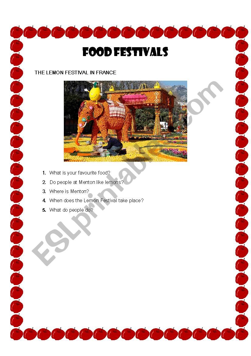 Food Festivals Around the World