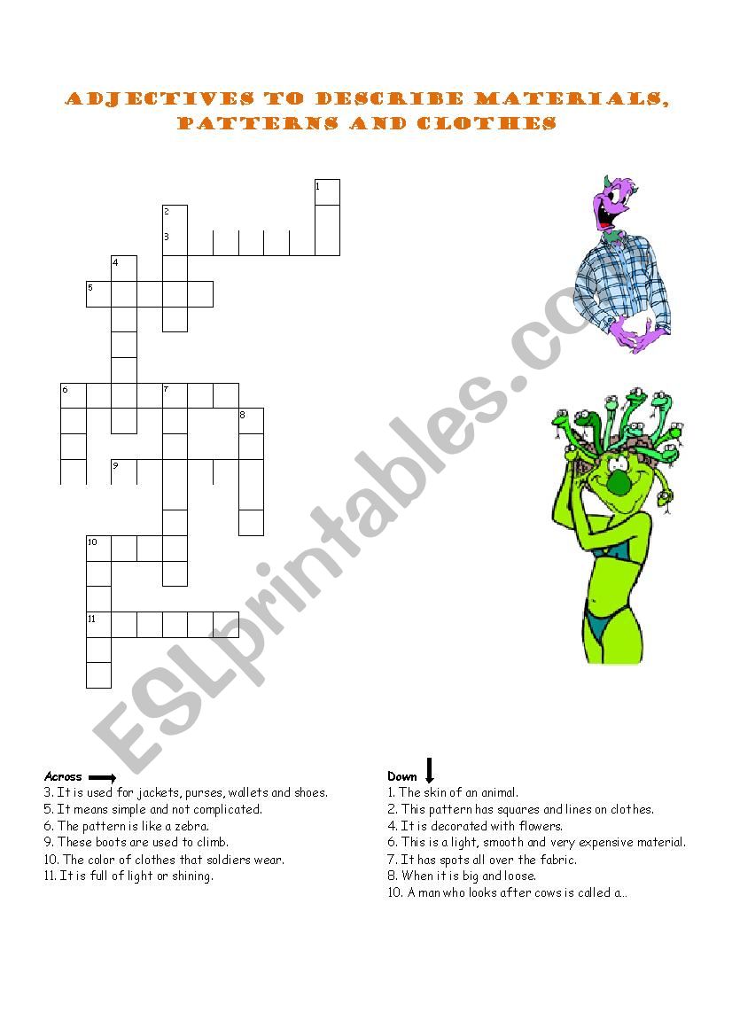 adjective-crossword-esl-worksheet-by-jsantis