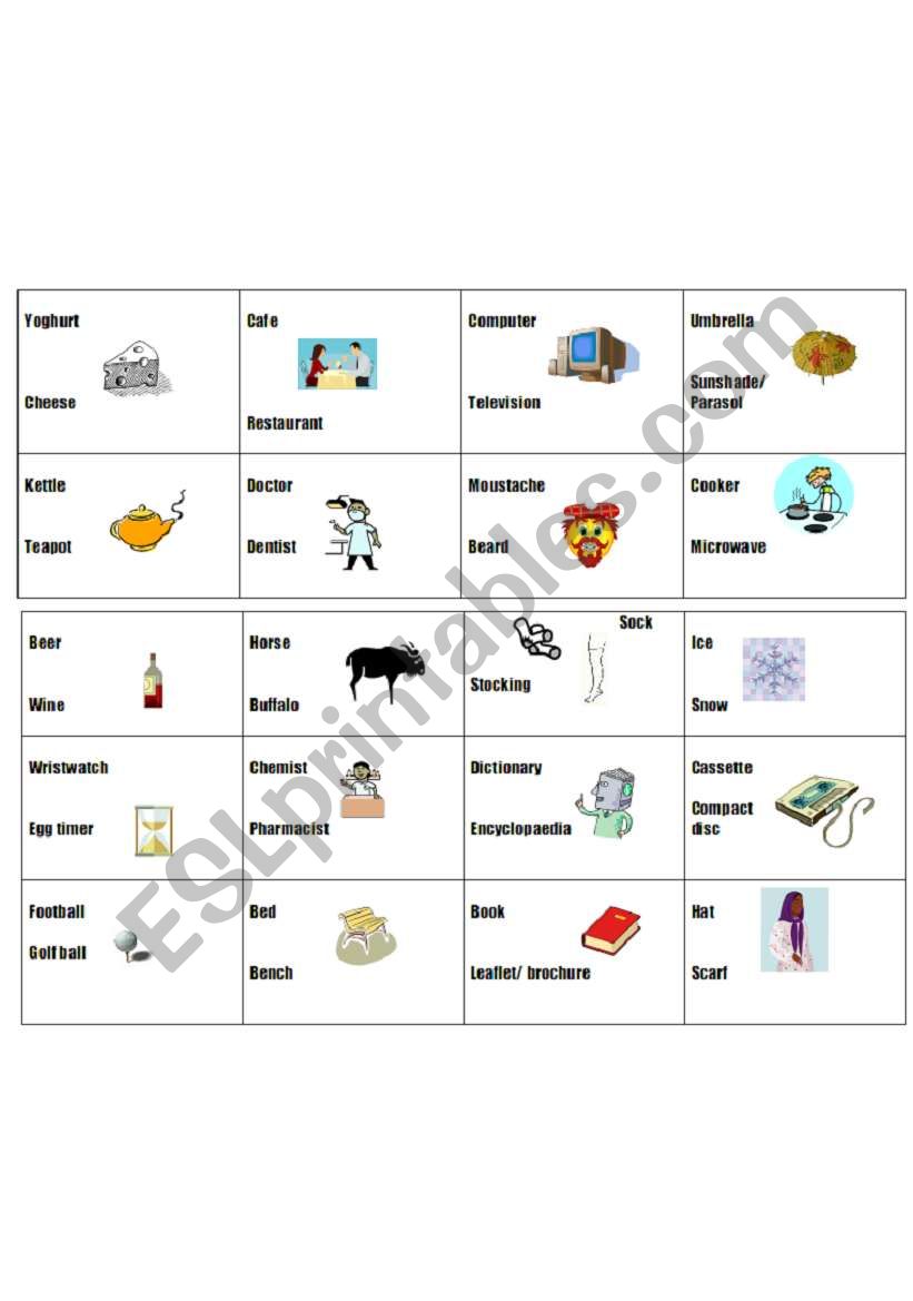 Comparative superlative card game