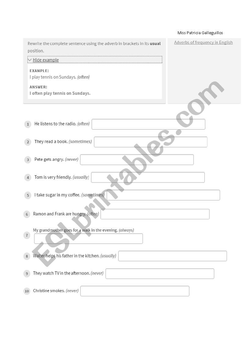 simple present workshet worksheet