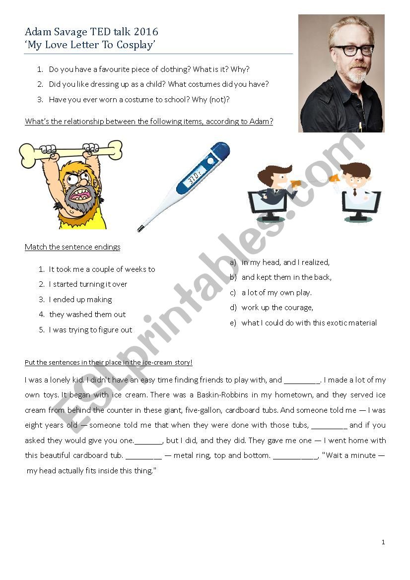 Adam savage my love letter to cosplay transcript