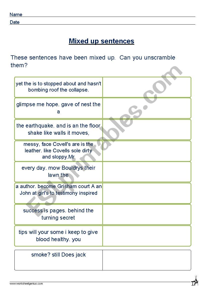 writing - ESL worksheet by slimmm