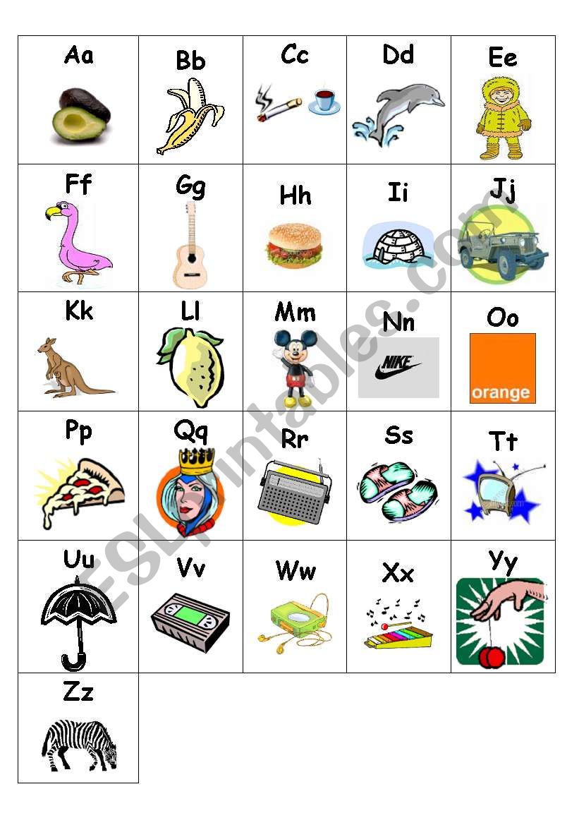 ABC board worksheet