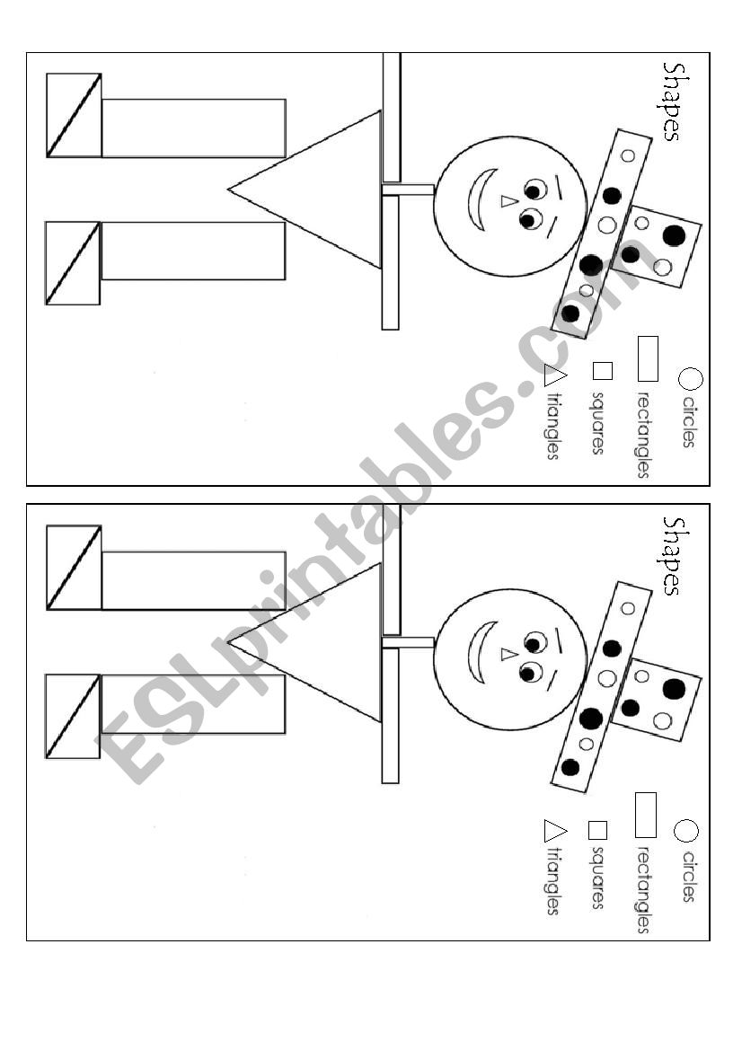 Shapes worksheet