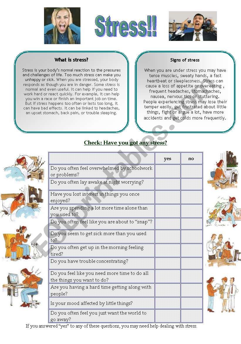 Stress!! (part1) (29.07.08) worksheet