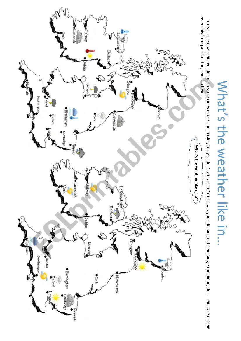 Weather missing information worksheet