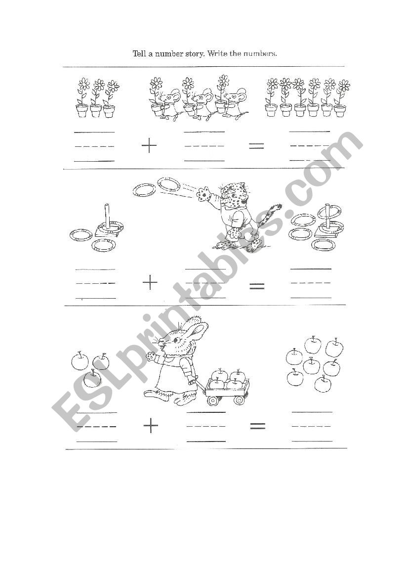 Maths Year 1 worksheet
