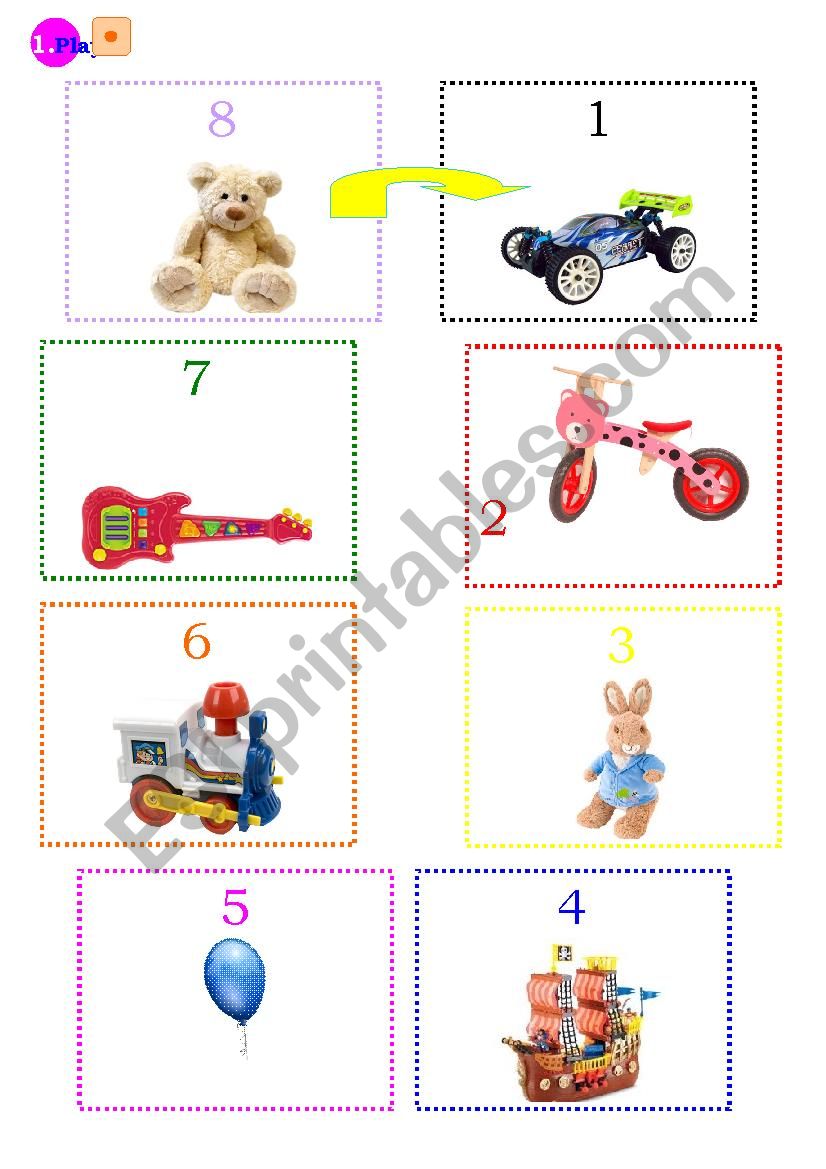 Toys-boardgame2 worksheet