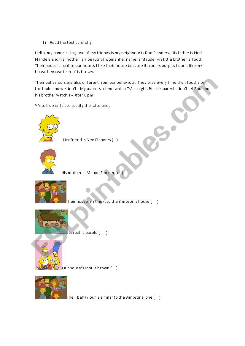 Pronouns  worksheet