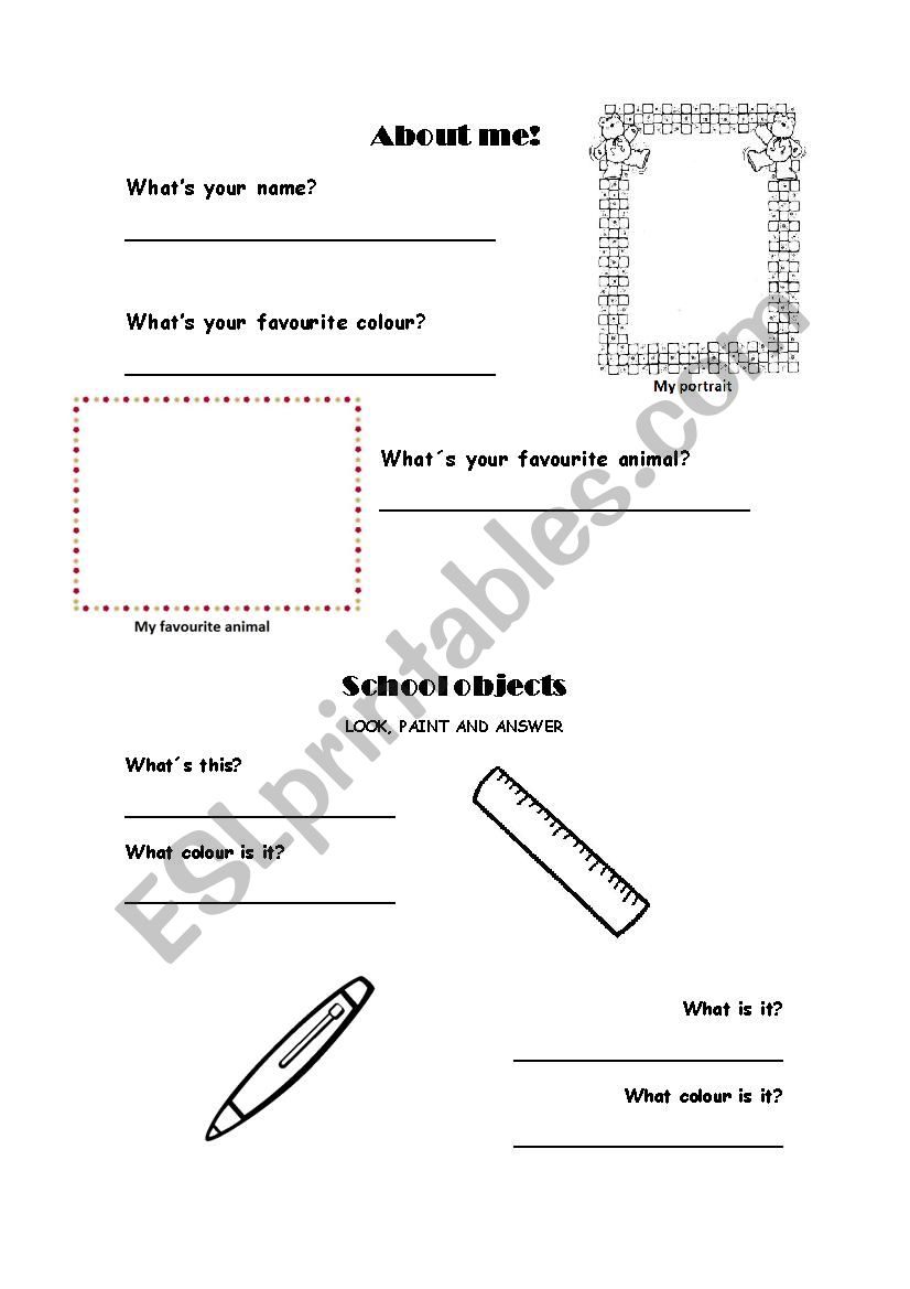 Questions worksheet