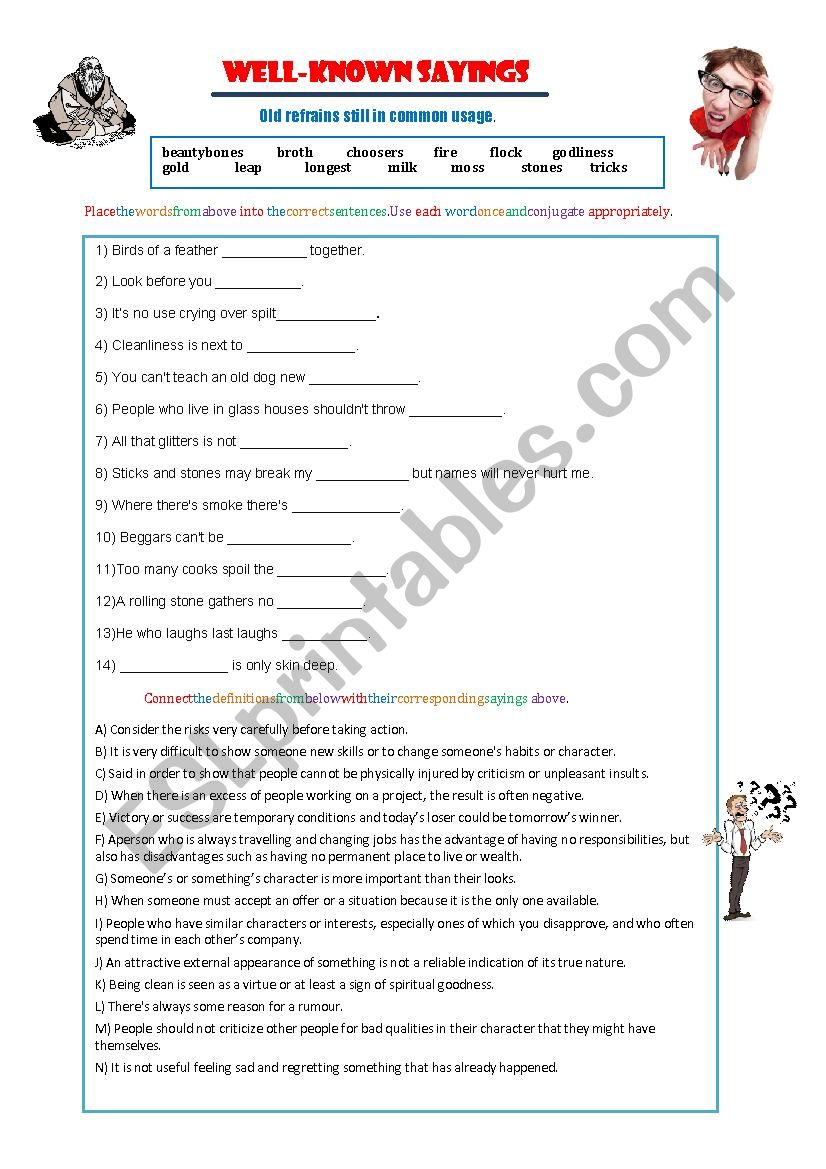 What was the Refrain? worksheet