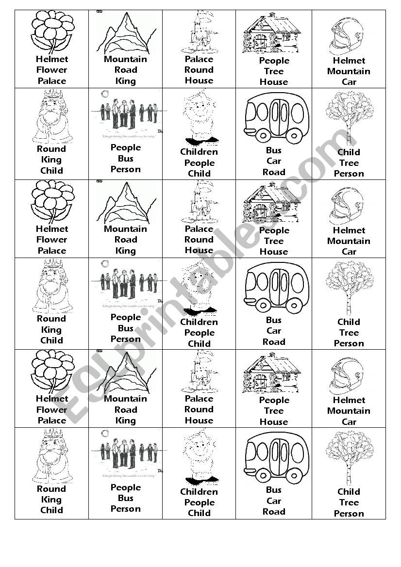 Friends starter vocabulary worksheet