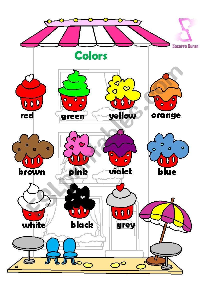 COLORS worksheet